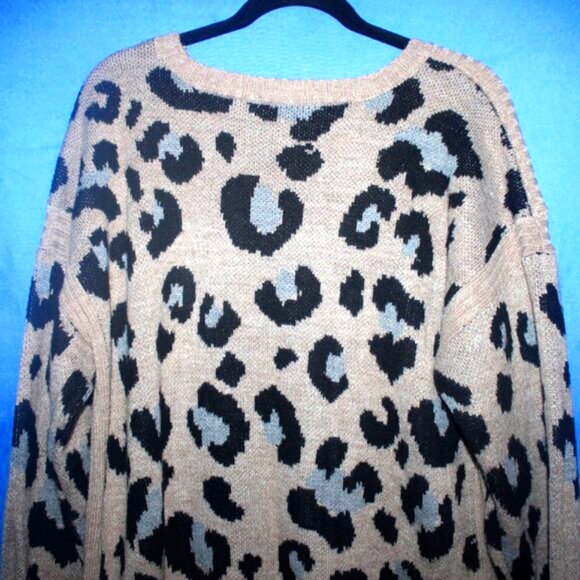 A.N.A. A New Approach Leopard Print Sweater PXXL - Picture 4 of 7